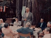 Breakfast at  Nest Camp, Bohemian Grove, July 23, 1967
