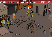 The player intrudes opon an unsightly massacre.