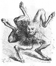 Buer as pictured in Colin de Plancy's Dictionnaire Infernal (Paris,1825)