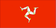The Isle of Man features a on its flag.